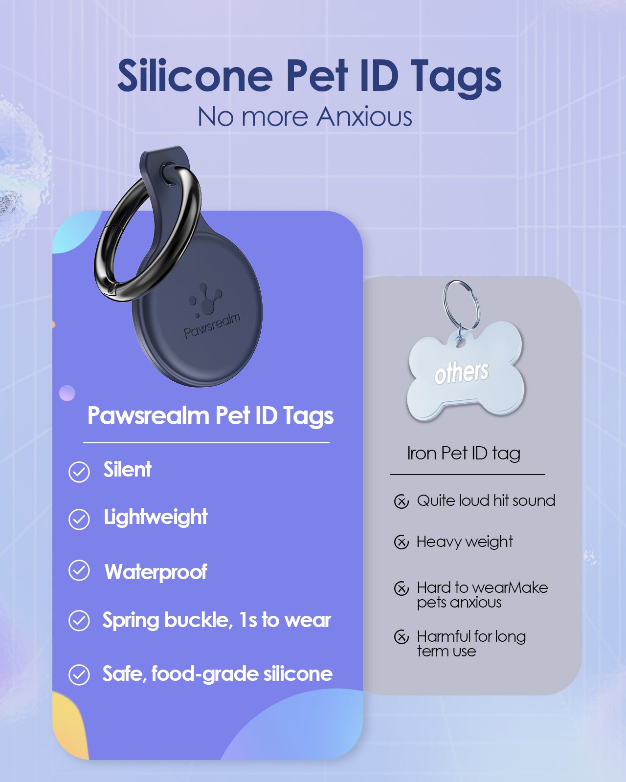 Pawsrealm Dog ID Tags